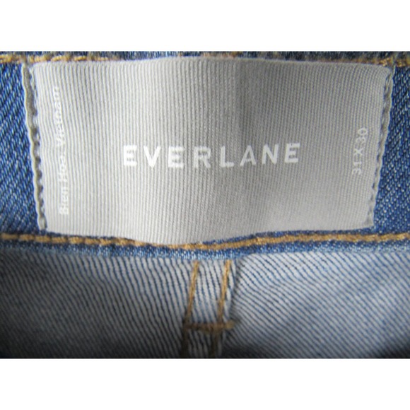 EVERLANE Men Straight Blue Jeans Size 31 X 30 - Picture 3 of 6